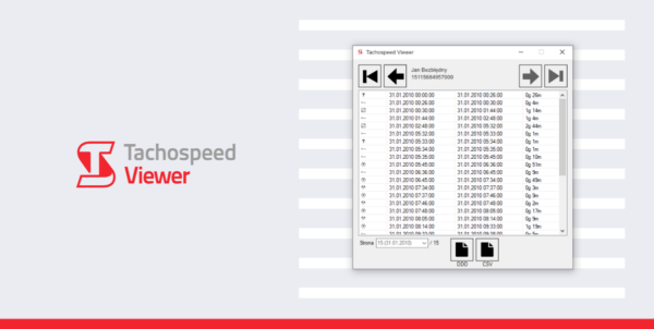 widok Tachospeed Viewer