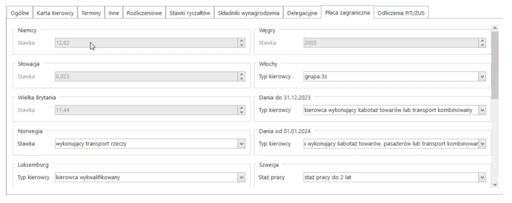 przypisanie kierowcow tachospeed 67bc4ed4e05b5, czas pracy kierowcy, program do rozliczania kierowców