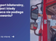 Grafika prezentująca z lewej strony tytuł artykułu: Transport bilateralny, co to jest i kiedy kierowca nie podlega delegowaniu? Z prawej zdjęcie kierowcy ciężarówki ustawiającego lusterka