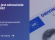 czym jest odnowienie kodu 95 banner z tekstem po lewej stronie i zdjęcie prawa jazdy po prawej