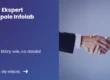 nowy ekspert banner z lewej strony zawierający tytuł artykułu z prawej zdjęcie uścisku dłoni