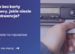 banner lewej strony zawierający tytuł artykułu czyli Jazda bez karty kierowcy. Z prawej strony zdjęcie dłoni wsuwającej kartę kierowcy do tachogtafu