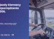Banner zawierający z lewej strony tytuł artykułu: Czas jazdy kierowcy, a z prawej strony zdjęcie prezentujące kabinę kierowcy ciężarówki