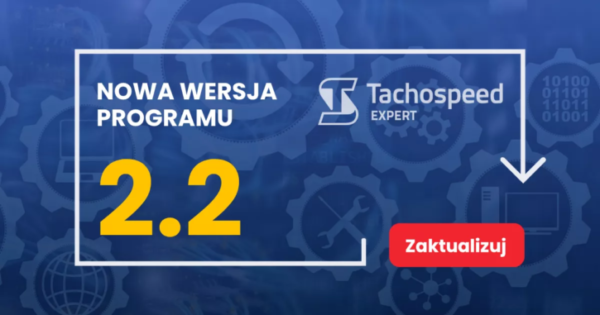 Grafika przedstawiająca tytuł artykułu Nowa wersja programu Tachospeed Expert 2.2