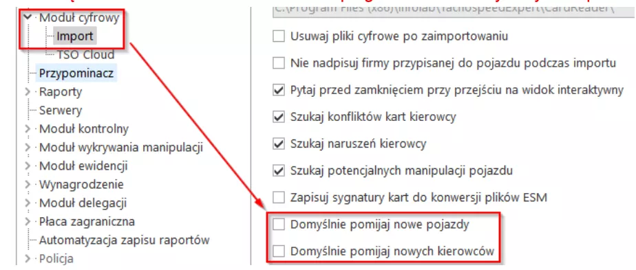 Grafika prezentująca zmiany w programie Tachospeed Expert aktualizacja 2.2