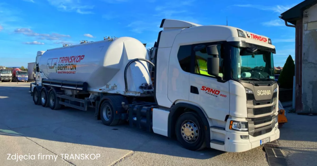 Zdjęcie ciężarówki firmy Transkop