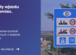 Grafika prezentująca z lewej strony tytuł artykułu: Zasady wjazdu do Niemiec. Przedłużenie kontroli granicznych. Z prawej zdjęcie znaku autostrady po stronie Niemieckiej