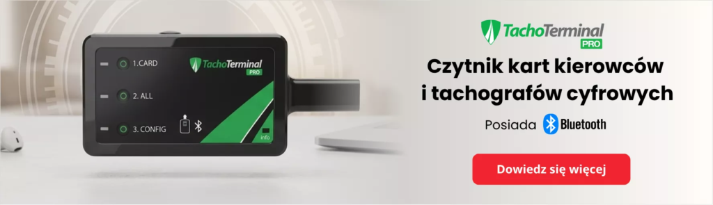 grafika prezentująca produkt TachoTerminal PRO 3