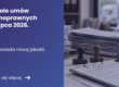 Grafika prezentująca po lewej stronie tytuł artykułu: Kontrole umów cywilnoprawnych po 8 lipca 2026. Po prawej zdjęcie biurka na którym leżą dokumenty urzędowe oraz pieczątki