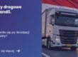 Grafika prezentująca z lewej strony tytuł artykułu: Opłaty drogowe w Holandii. Co zmieniło się po likwidacji eurowiniety? Z prawej zdjęcie ciężarówki na tle holenderskiej flagi.
