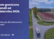 Grafika prezentująca z lewej strony tytuł artykułu: Kontrole graniczne w Holandii od 1 października 2026. Z prawej zdjęcie cysterny na tle pól tulipanów